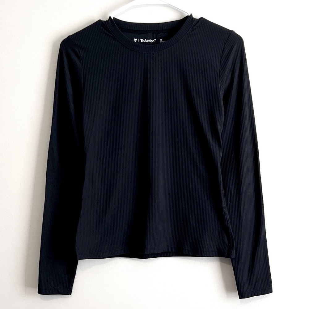 Aritzia TNA Butter Rib Propel Long Sleeve Top